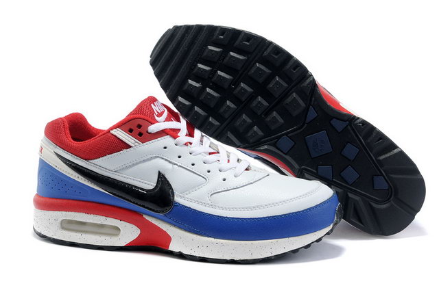 Nike Air Max Classic BW White Black Red Blue - Click Image to Close